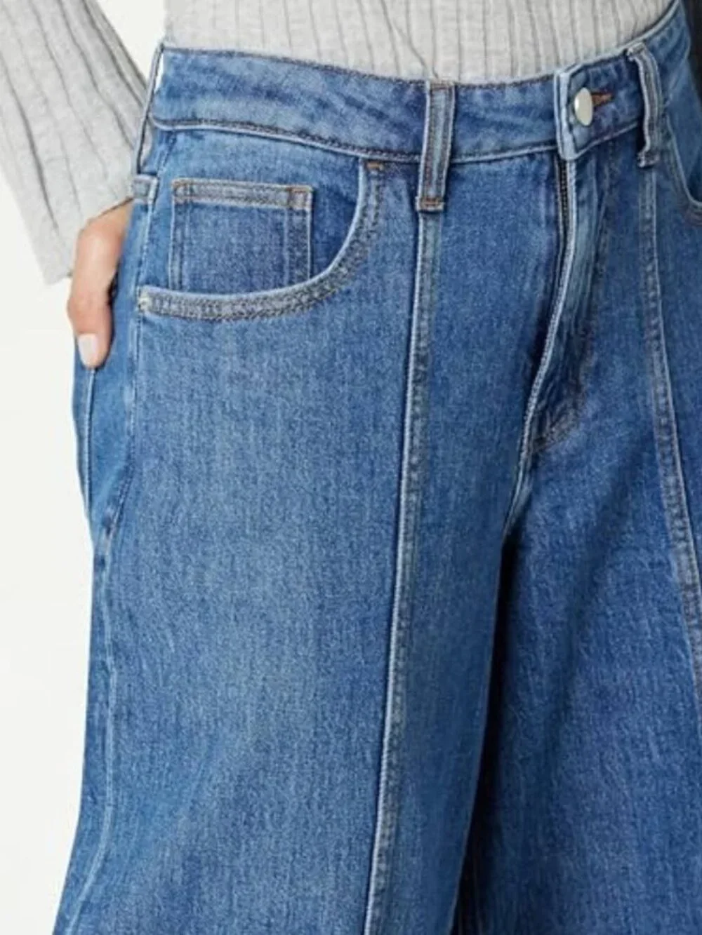 The Drop Freida wide leg jeans - Picture 2 of 6